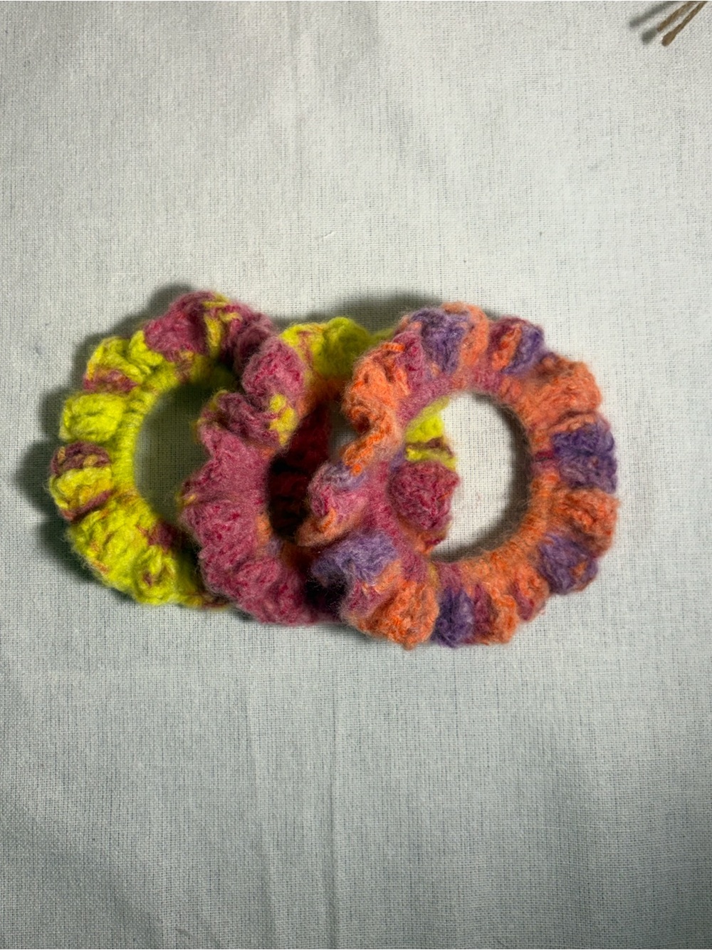 Handmade Multicolor Scrunchie - Picture 3 of 3